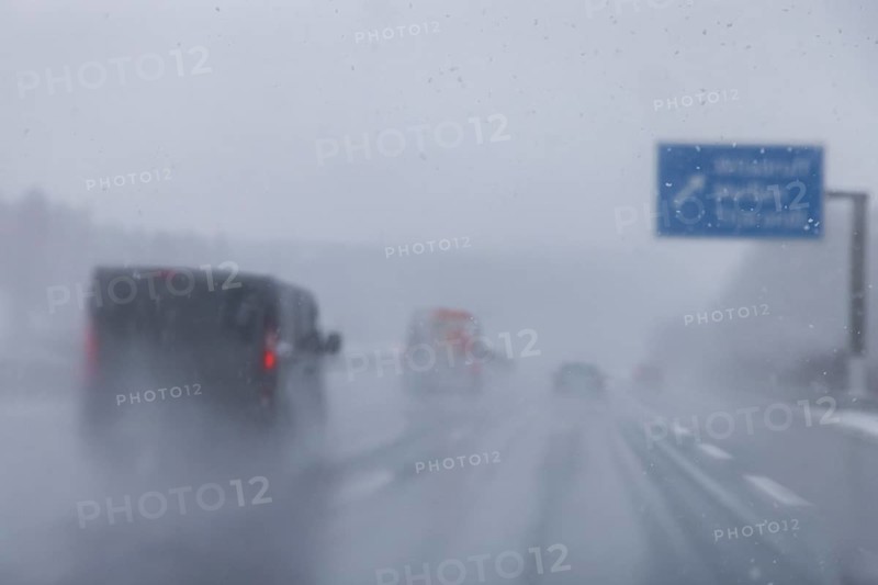 Motorway in winter