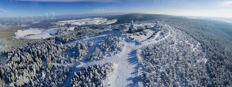 The Fichtelberg near Oberwiesenthal in the Erzgebirge district is the highest mountain in Saxony at 1214.88 m above sea level