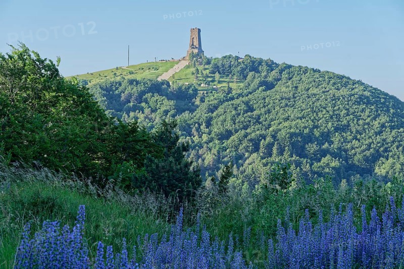 Shipka Monument at the Shipka Pass in the Balkan Mountains in Central Bulgaria. Shipka