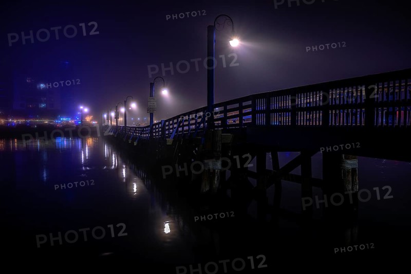 Foggy night in Sheepshead Bay