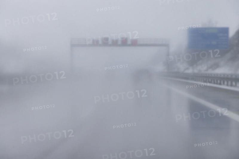 Motorway in winter
