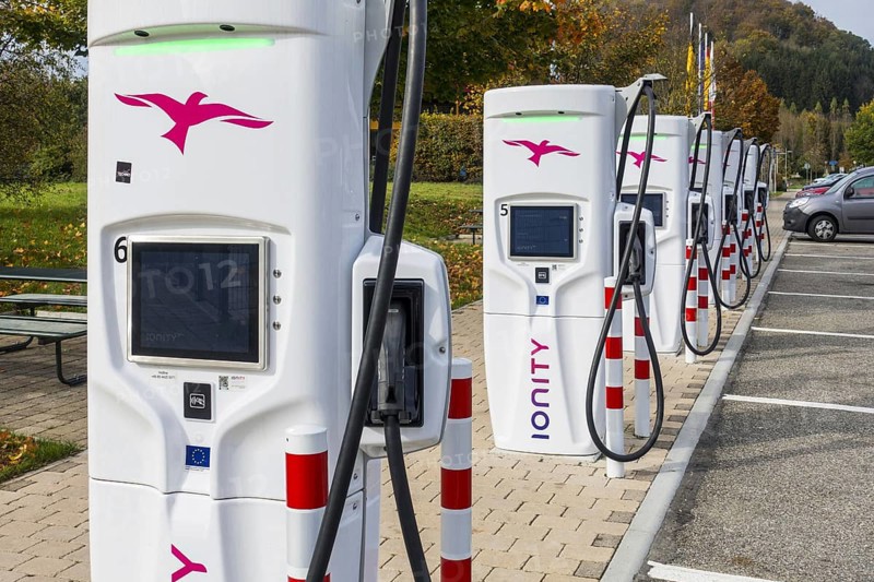 Unused IONITY high-power-charging