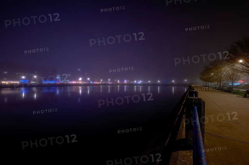 Foggy night in Sheepshead Bay