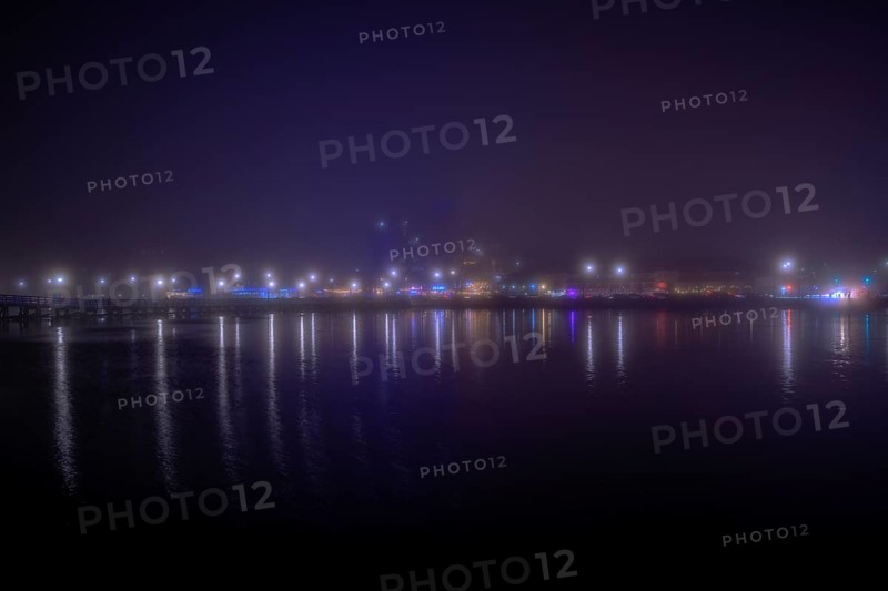 Foggy night in Sheepshead Bay
