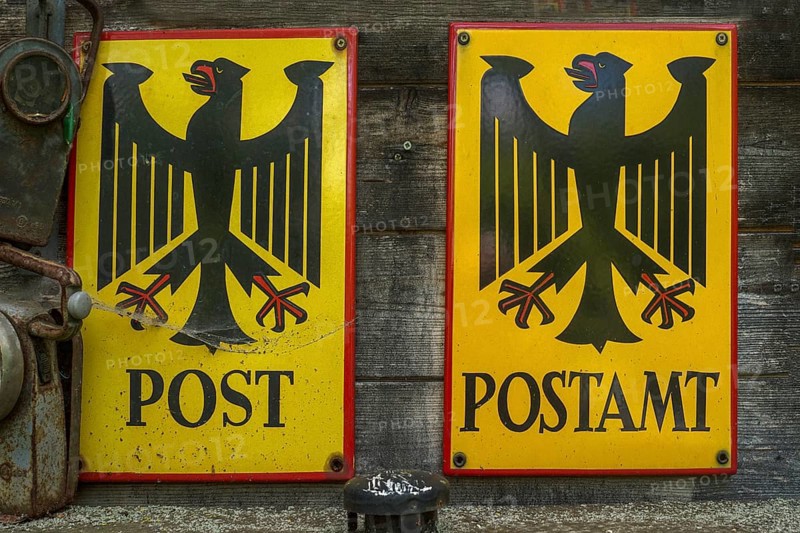 Old tin signs