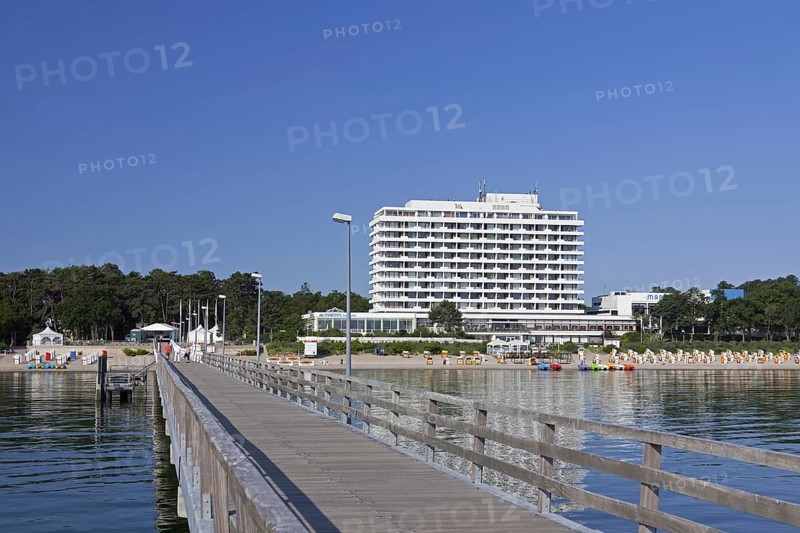 Pier and Maritim Hotel at Timmendorfer Strand