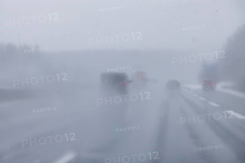 Motorway in winter