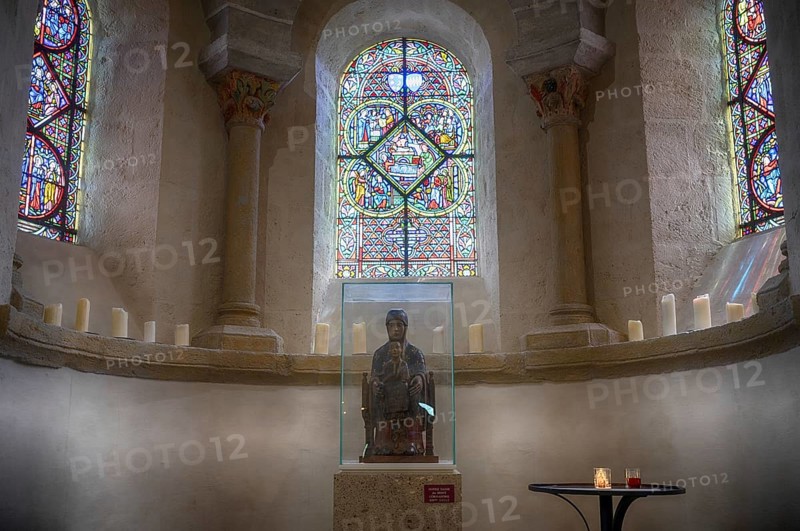 Interior view of Madonna Notre-Dame du Mont Cornadore