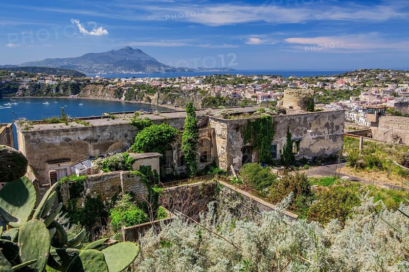 Island overview with view to the island of Ischia