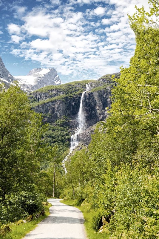 Waterfall in Olden