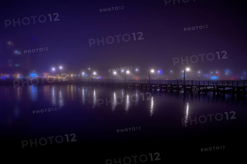 Foggy night in Sheepshead Bay