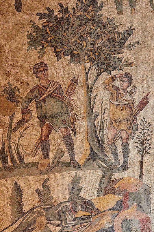 Hunter with arrows