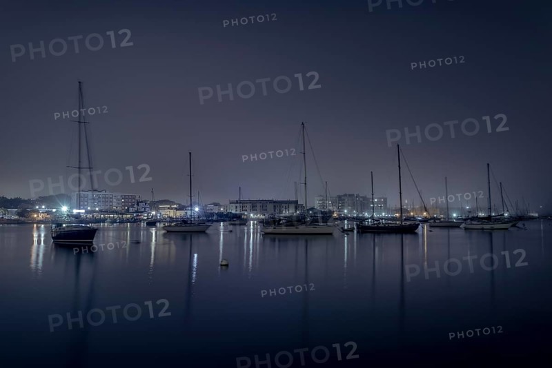 Foggy night at Sheepshead Bay