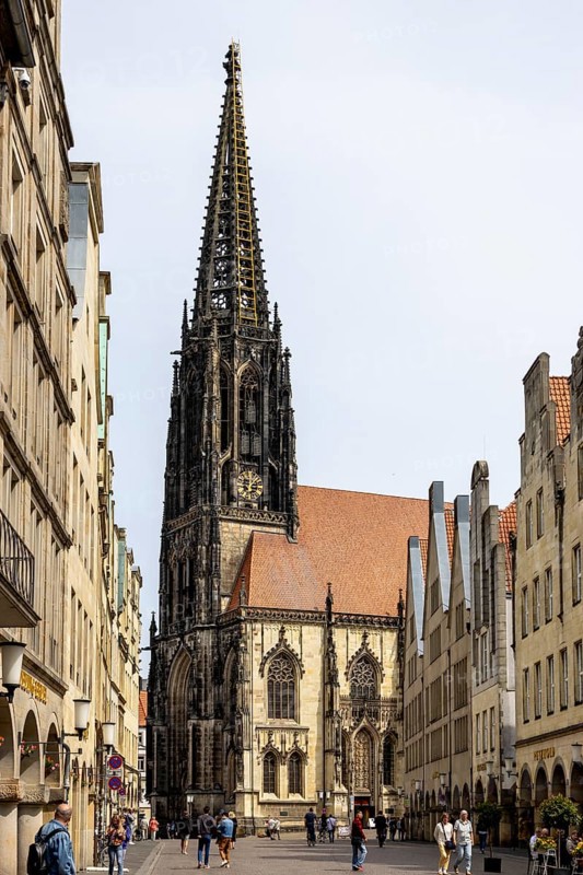 St Lamberti Catholic Church on Lambertikirchplatz