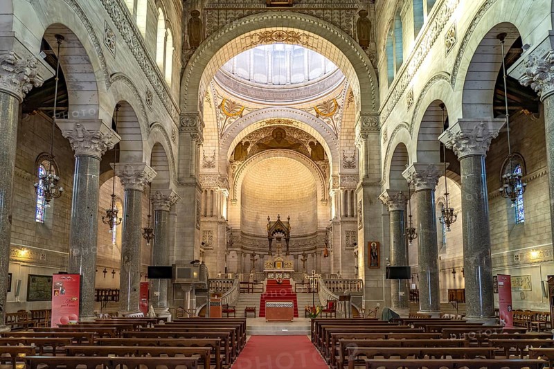Interior of the Roman Catholic Basilica of Saint-Martin Tours