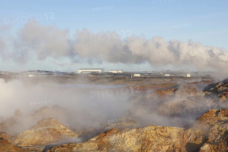 Reykjanes geothermal power plant
