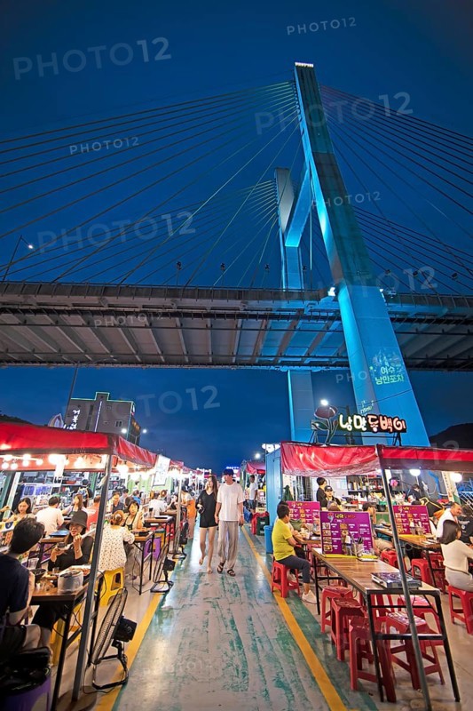Nangman Pocha night market under Dolsan Bridge