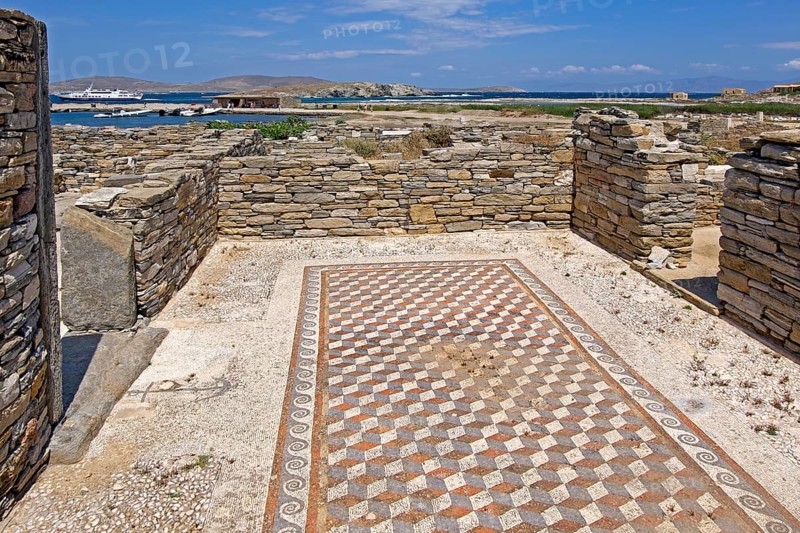 Mosaic floor of the ancient city of Delos