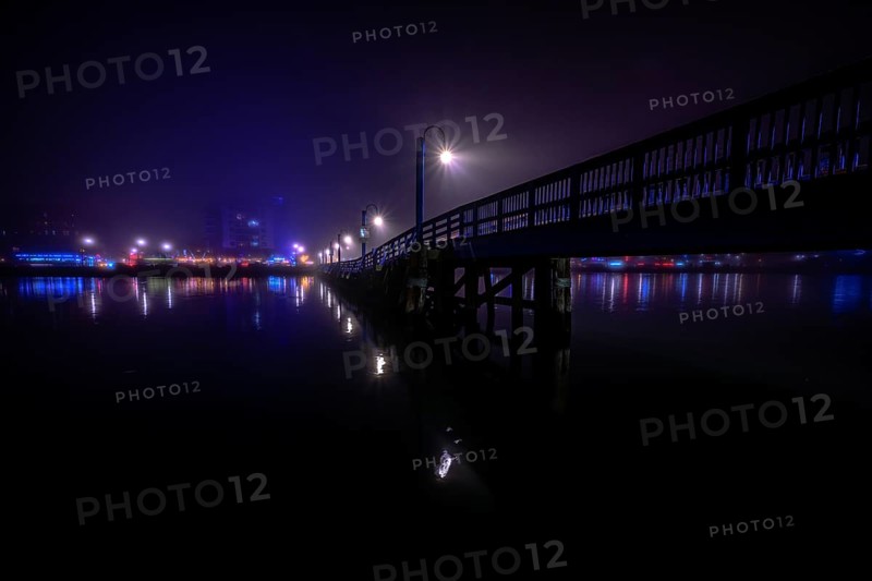 Foggy night in Sheepshead Bay