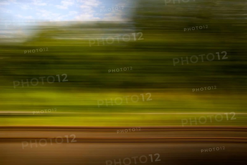 Long exposure from a moving train