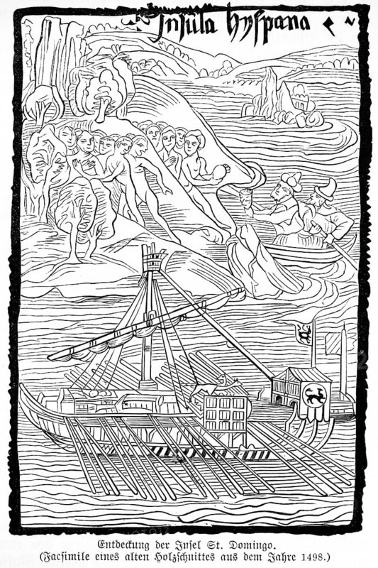 Discovery of the Island of St Domingo
