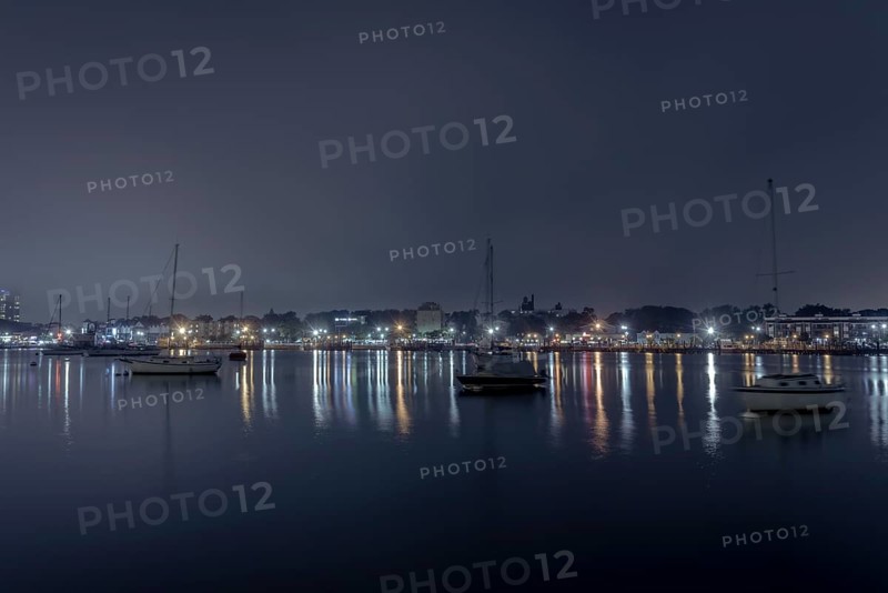 Foggy night at Sheepshead Bay