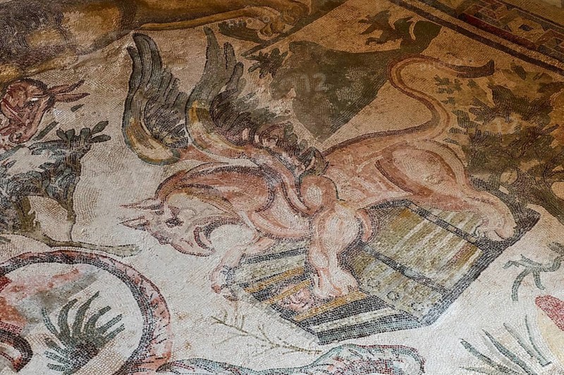 Winged mythical creature
