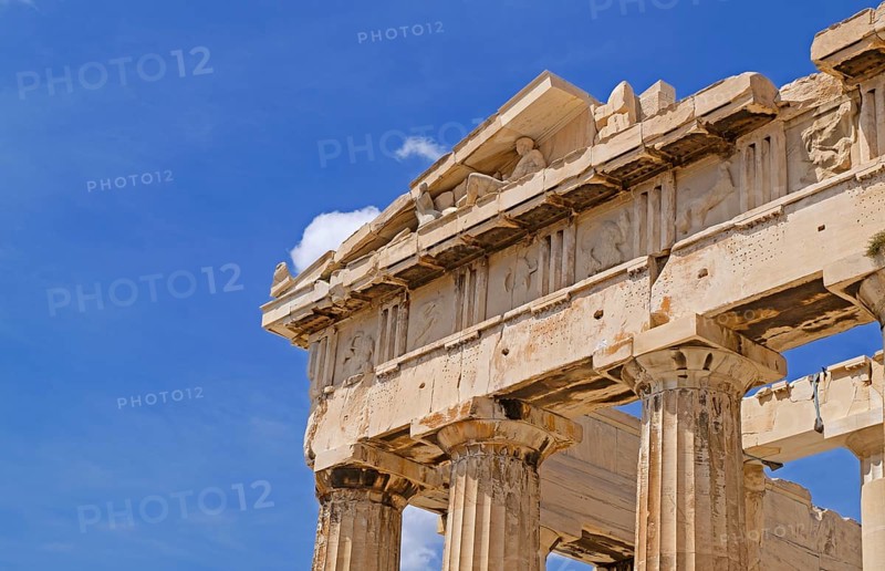 Detail view Parthenon Temple