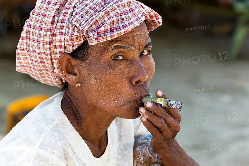 Woman smoking