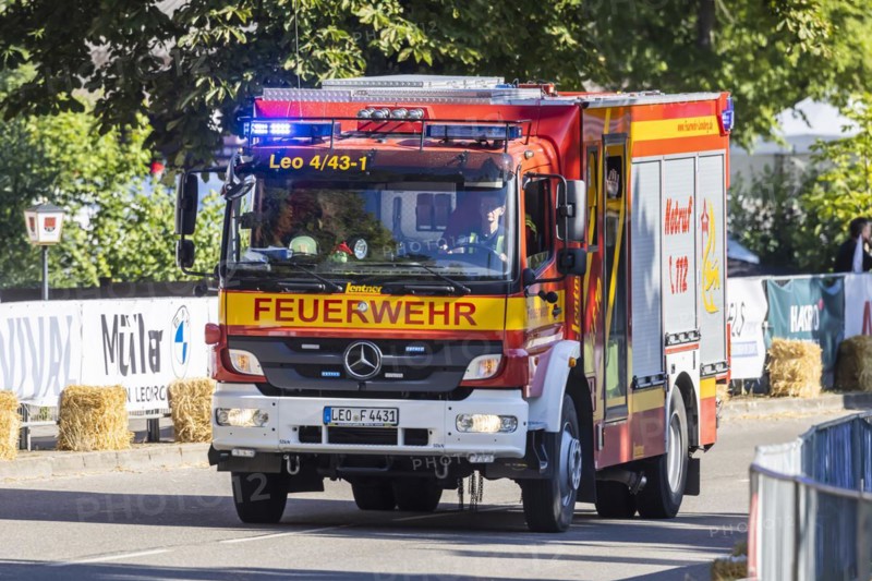 Fire engine of the Leonberg Volunteer Fire Brigade
