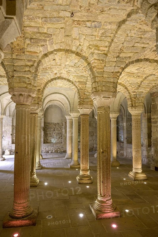 Longobard crypt in the monastery of San Salvatore di Monte Amiata