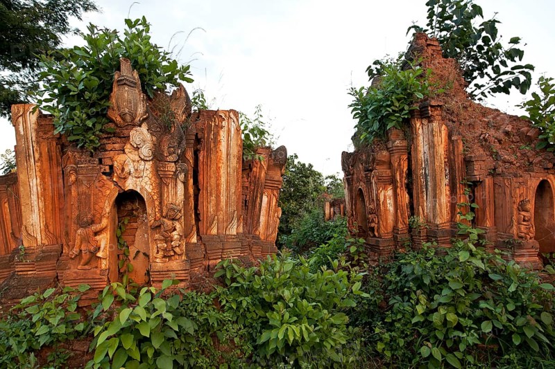 Ruined temples