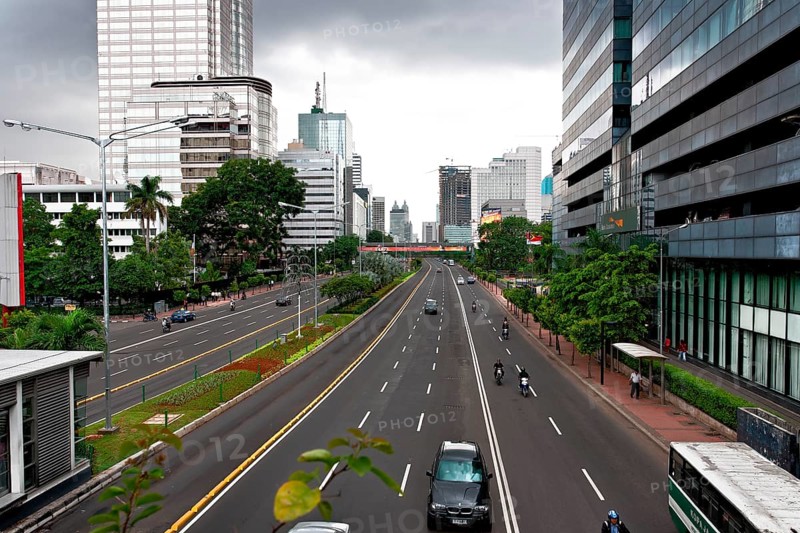 Urban street scene