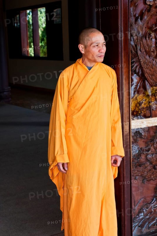 Monk at Truc Lam Pagoda