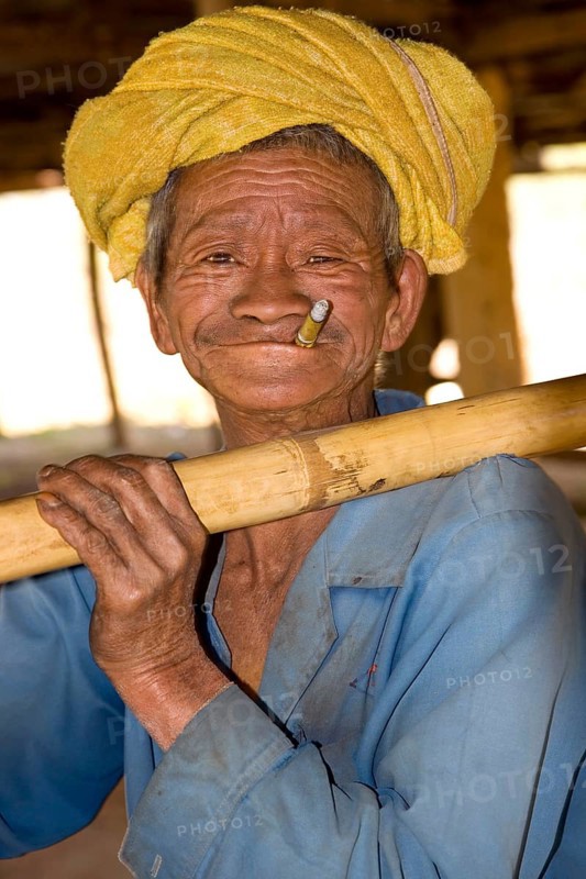 Man with funny grimace