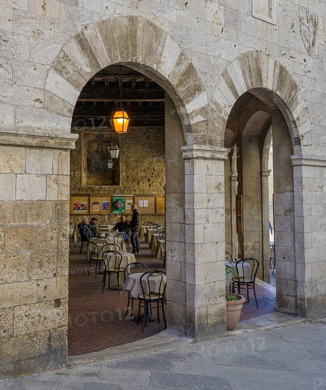 Cafe in Piazza Giuseppe Garibald