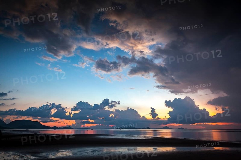 Evening atmosphere after sunset