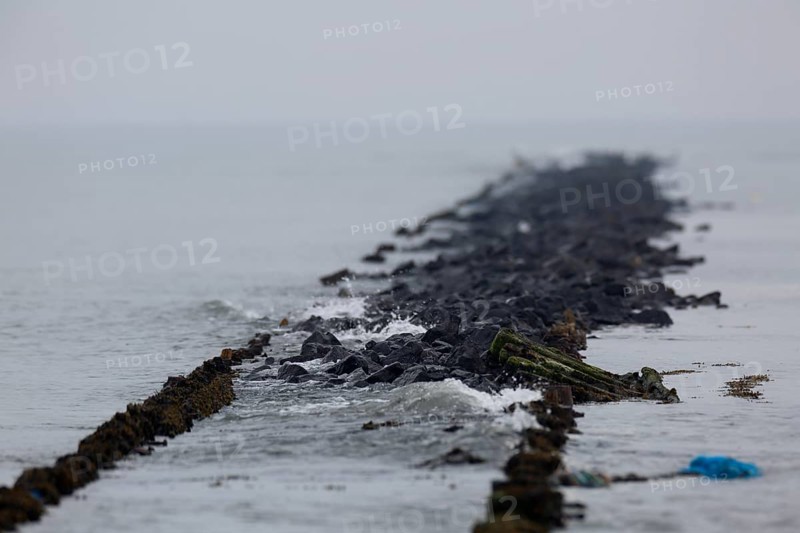 Decayed infrastructure on the island of Minsener Oog