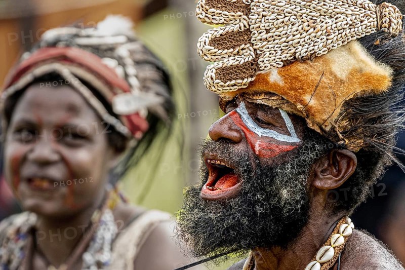 Dancers in war paint
