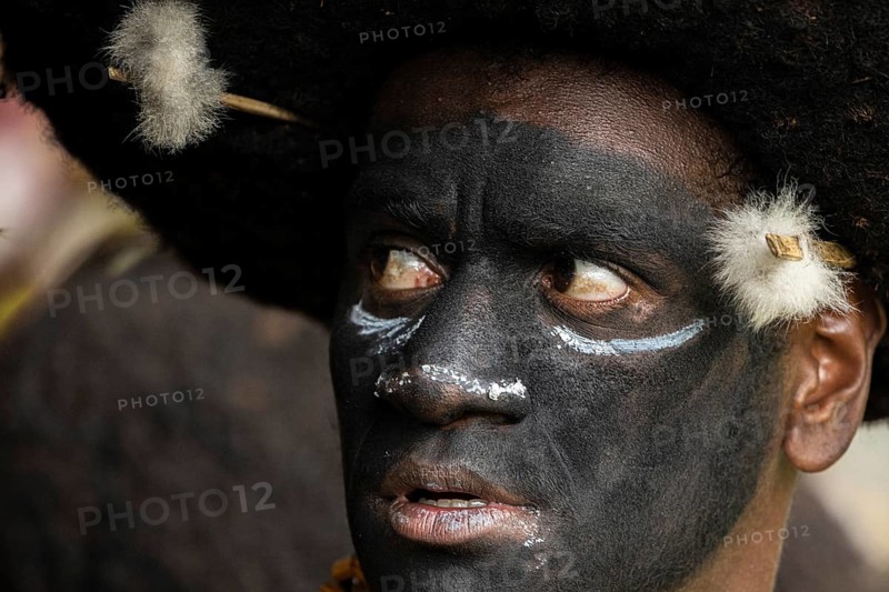 Dancers in war paint