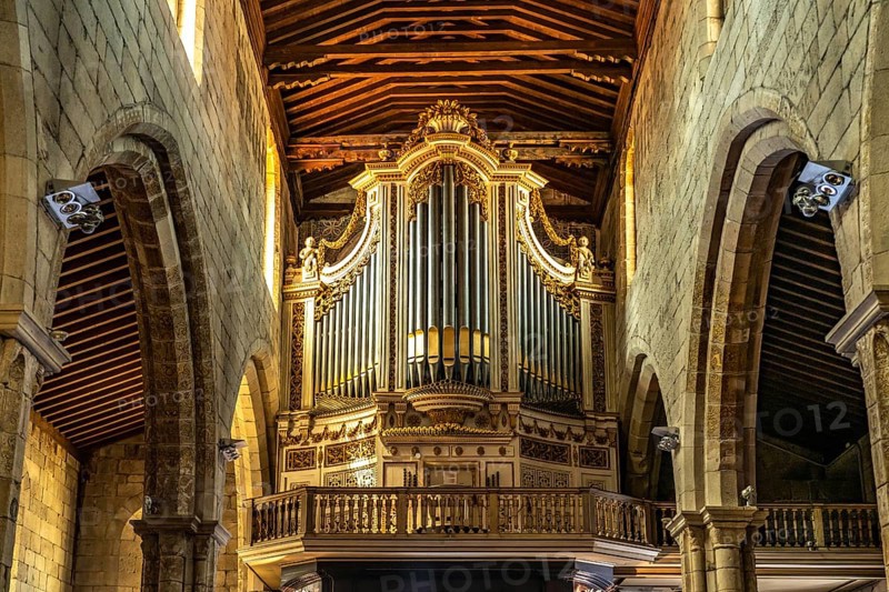 Church organ of the church Igreja de Nossa Senhora da Oliveira
