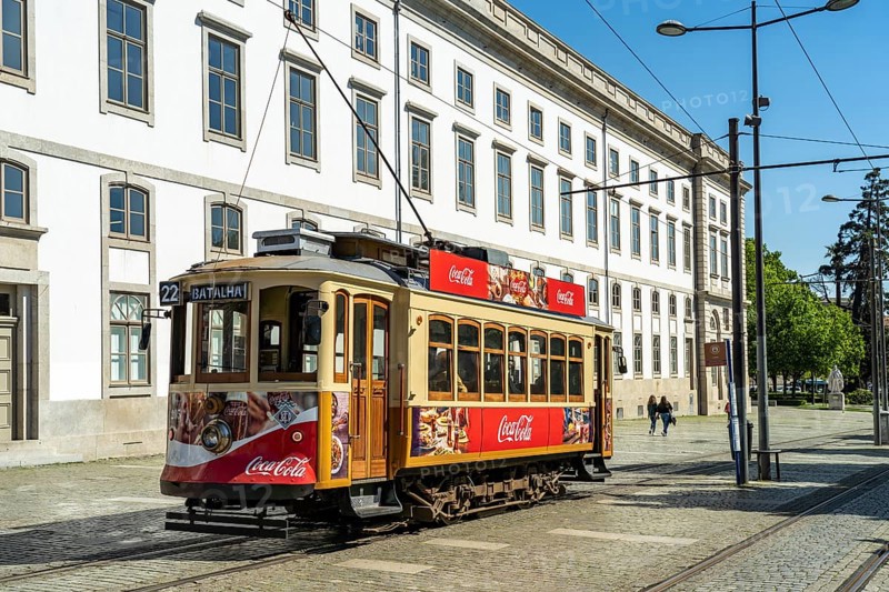 Historic Electrico tramway in Porto