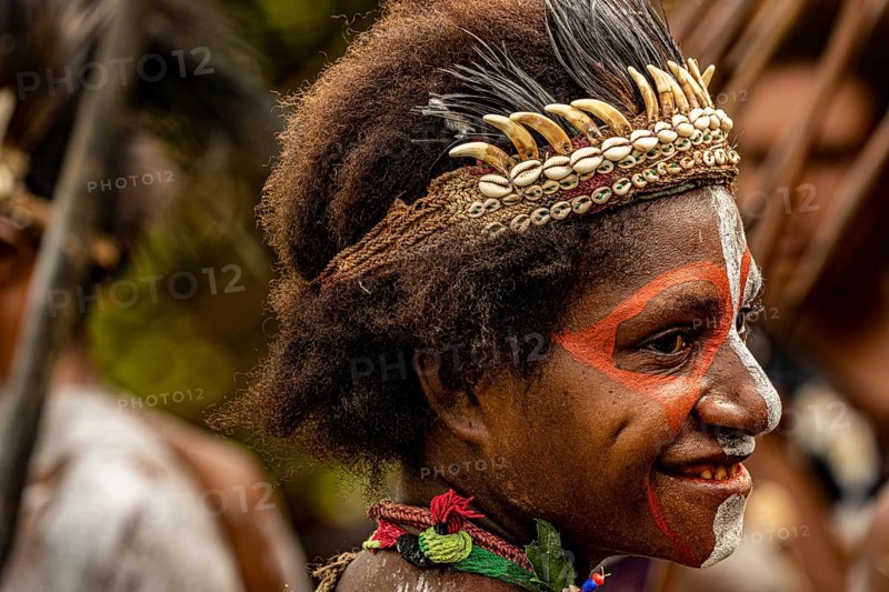 Dancer in war paint