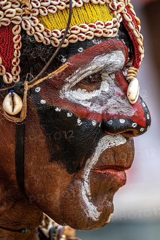 Dancers in war paint