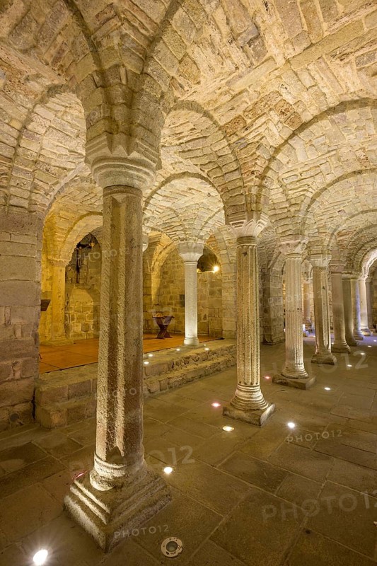 Longobard crypt in the monastery of San Salvatore di Monte Amiata