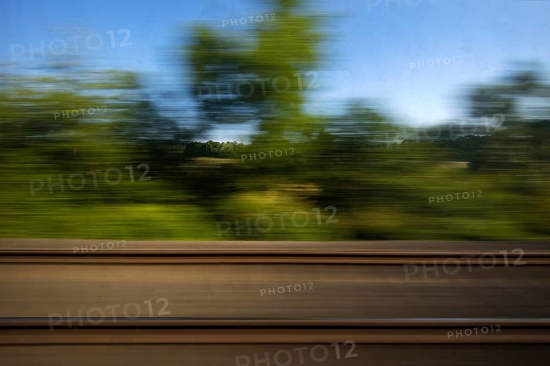 Long exposure from a moving train