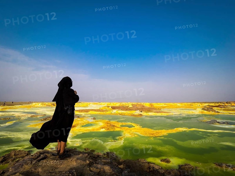 Woman with burqa