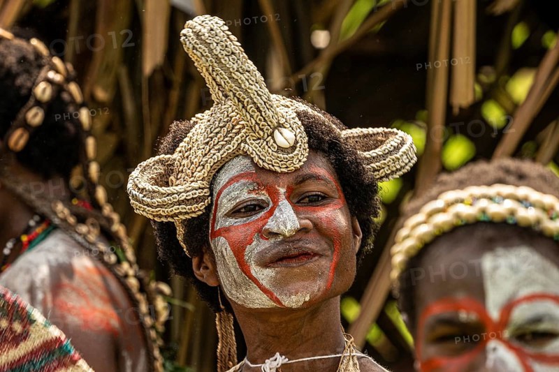 Dancer in war paint