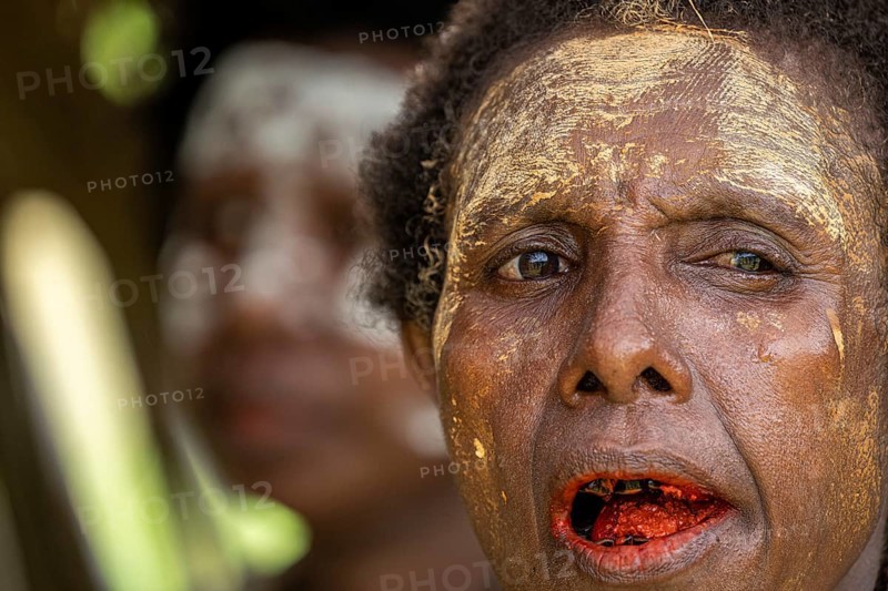Dancer in war paint