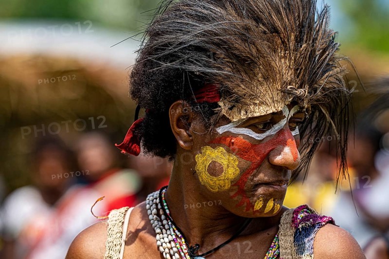 Dancers in war paint